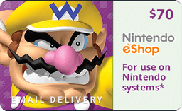 $70 USA Nintendo eShop (Email Delivery)